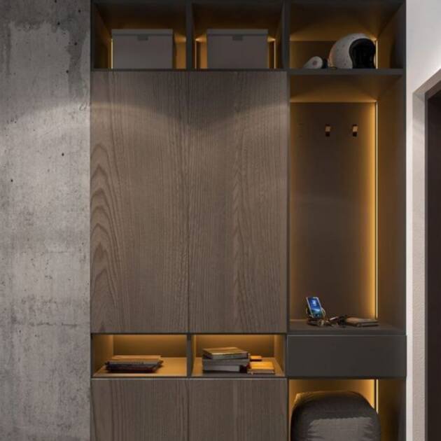 دولاب 2 دلفة مع تسريحة